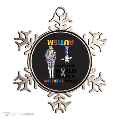 Giraffe Autism Seeing The World From A Different Angle Gift Ornament