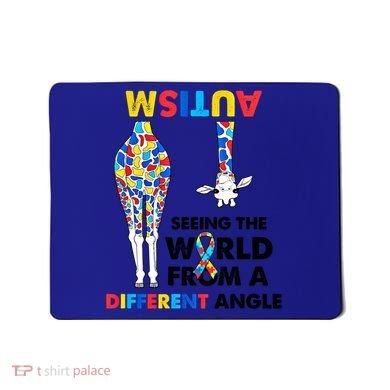 Giraffe Autism Seeing The World From A Different Angle Gift Mousepad