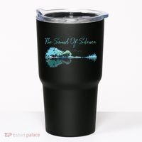 Guitar Artwork The Sound Of Silence Nature Guitar Mixed Tumbler thumb 0