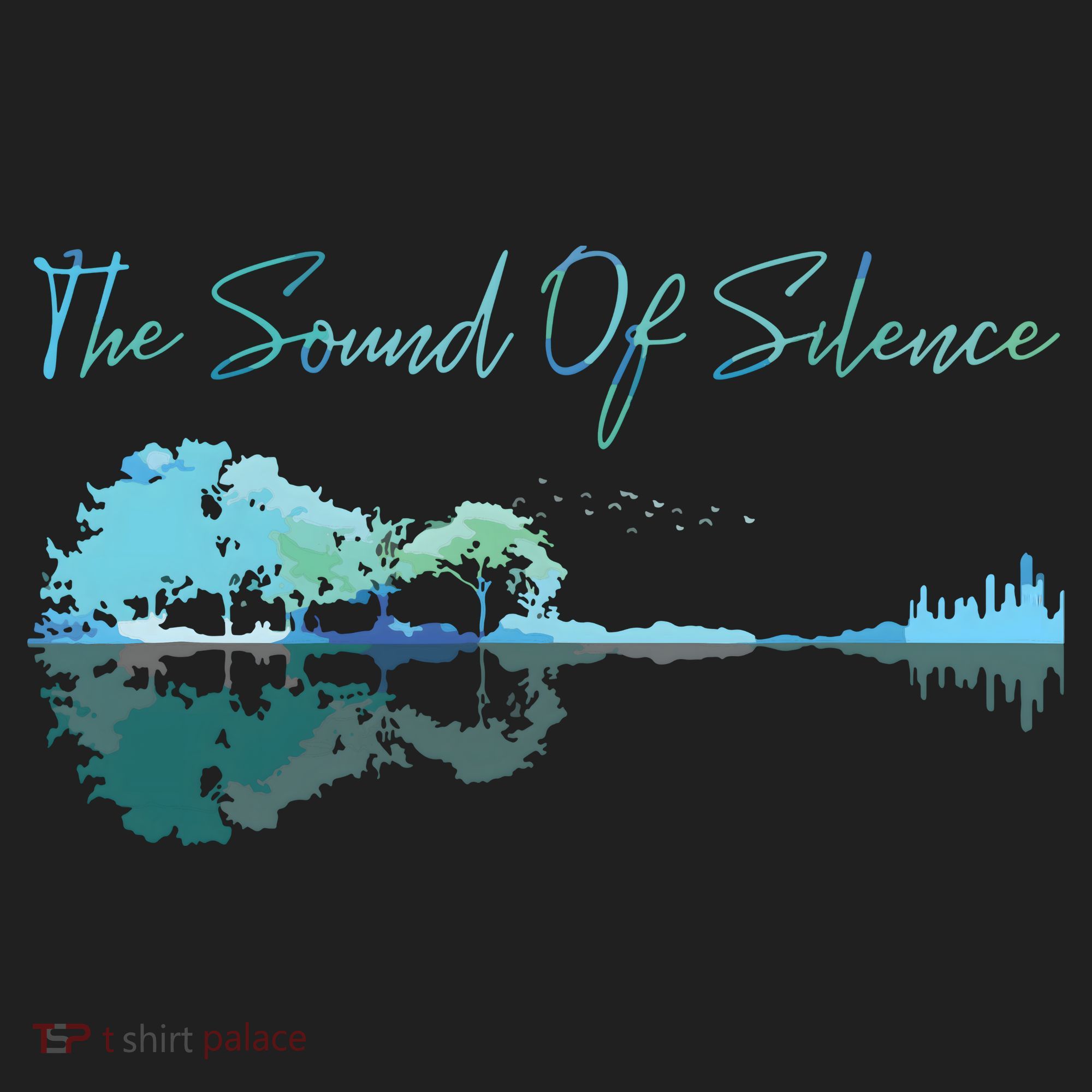 Guitar Artwork The Sound Of Silence Nature Guitar Mixed Tumbler