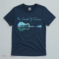 Guitar Artwork The Sound Of Silence Nature Guitar Mixed T-Shirt thumb 5