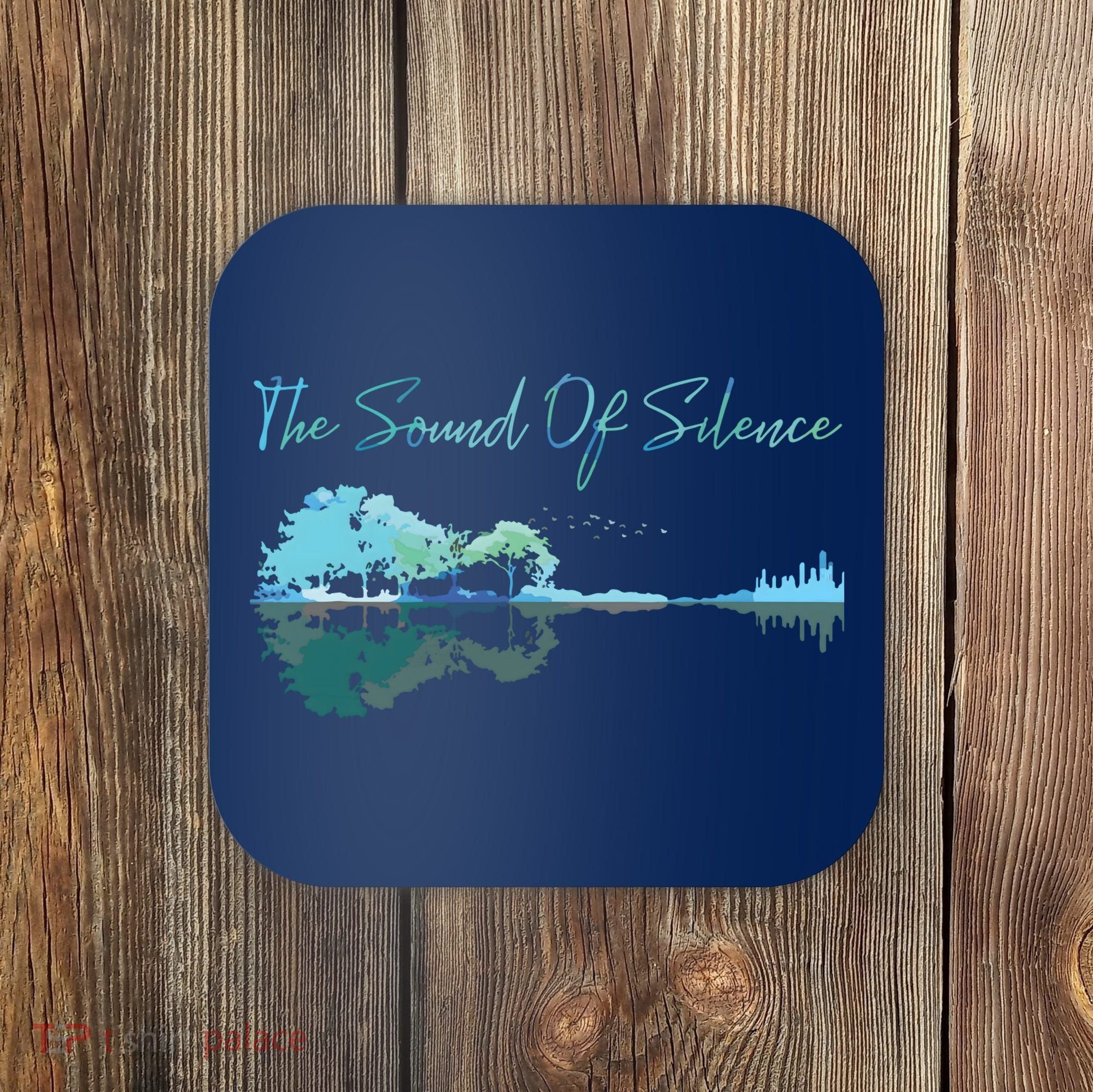 Guitar Artwork The Sound Of Silence Nature Guitar Mixed Coaster
