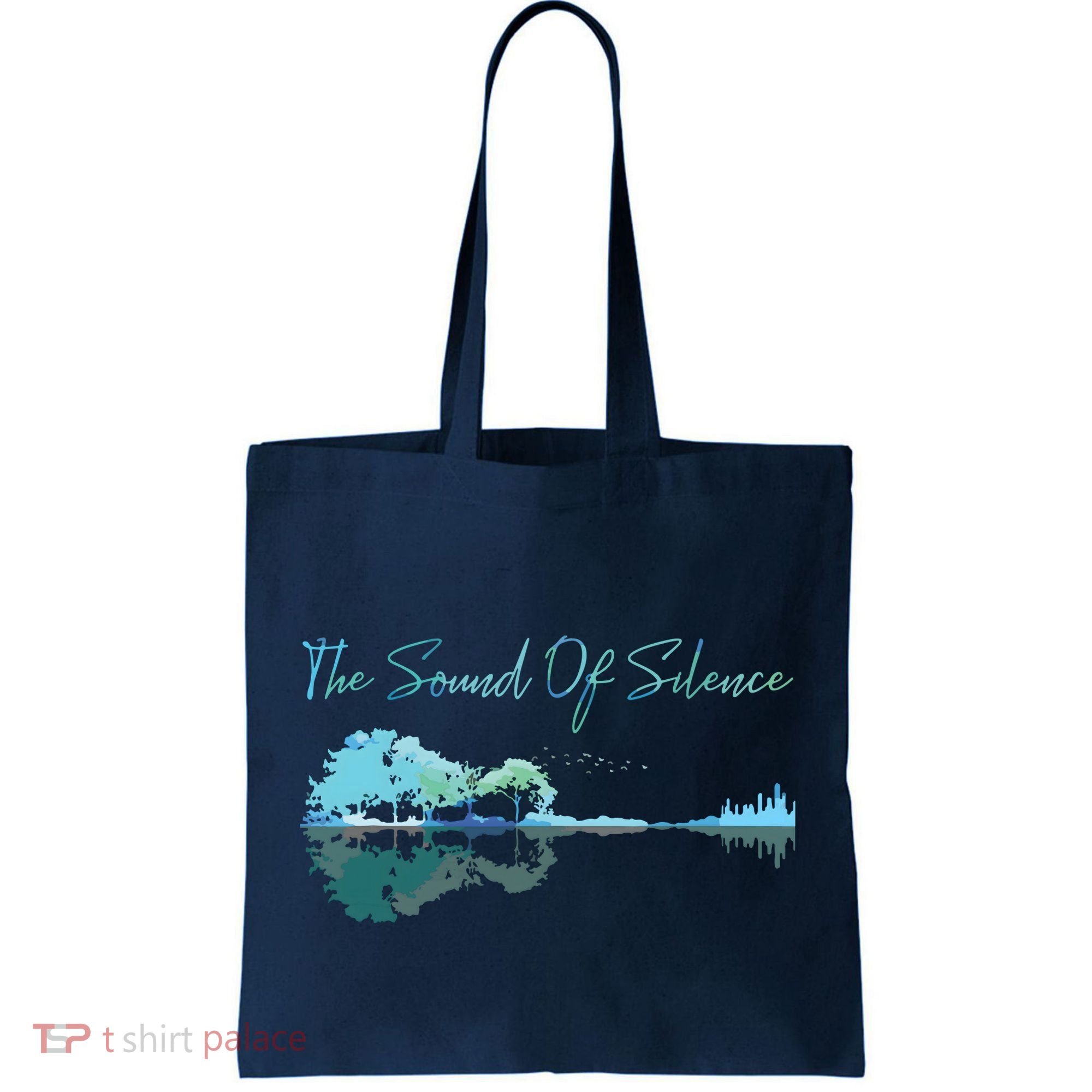 Guitar Artwork The Sound Of Silence Nature Guitar Mixed Tote Bag