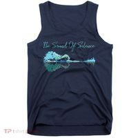 Guitar Artwork The Sound Of Silence Nature Guitar Mixed Tank Top thumb 0