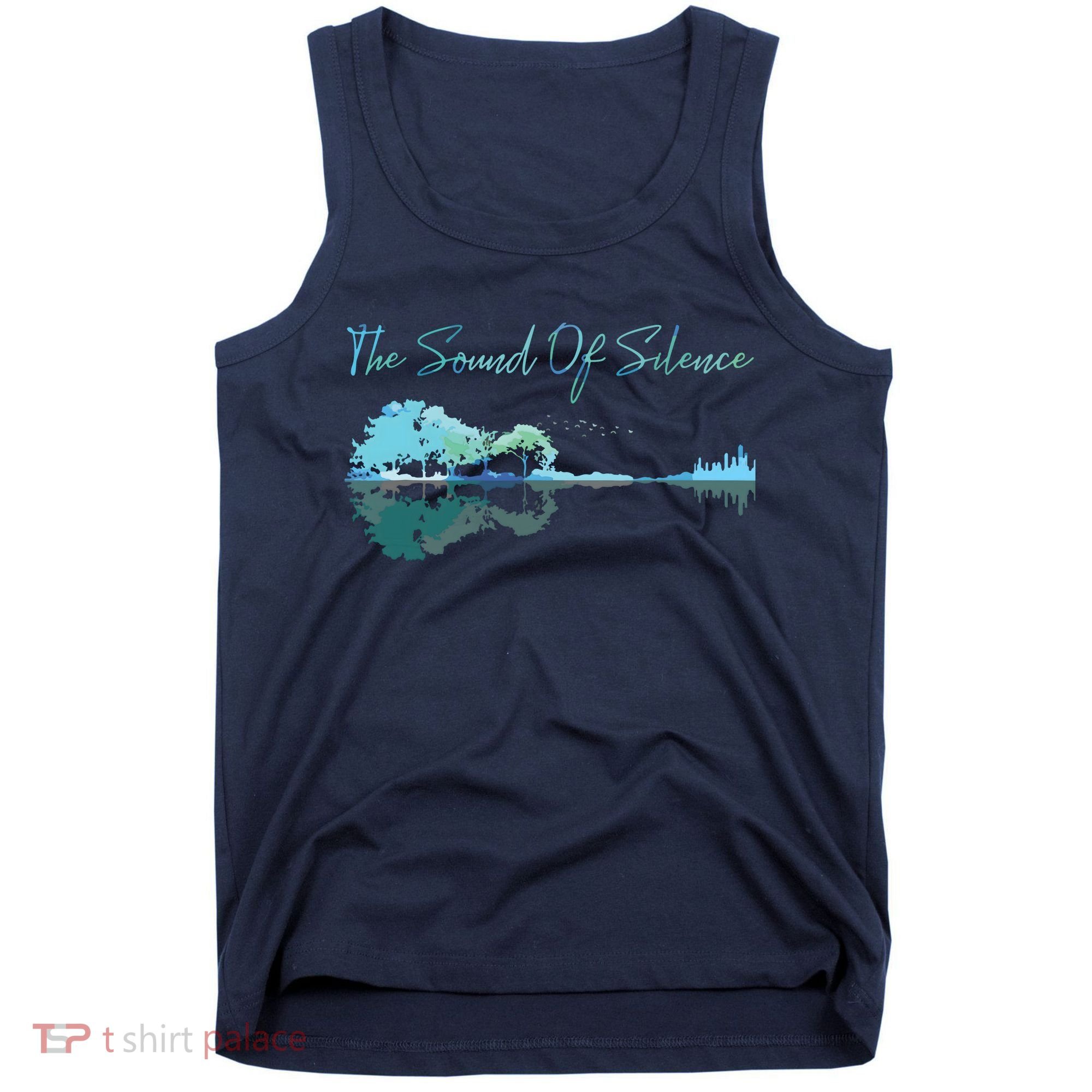 Guitar Artwork The Sound Of Silence Nature Guitar Mixed Tank Top