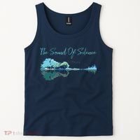 Guitar Artwork The Sound Of Silence Nature Guitar Mixed Tank Top thumb 2