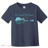 Guitar Artwork The Sound Of Silence Nature Guitar Mixed Toddler T-Shirt thumb 0