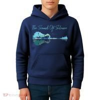 Guitar Artwork The Sound Of Silence Nature Guitar Mixed Kids Hoodie thumb 4