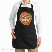 Give A Thanks With Grateful Heart Thanksgiving Thankful Turkey Apron thumb 2