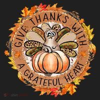 Give A Thanks With Grateful Heart Thanksgiving Thankful Turkey Beanie thumb 2