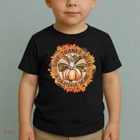 Give A Thanks With Grateful Heart Thanksgiving Thankful Turkey Toddler T-Shirt thumb 2