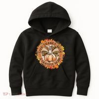 Give A Thanks With Grateful Heart Thanksgiving Thankful Turkey Kids Hoodie thumb 0