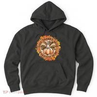 Give A Thanks With Grateful Heart Thanksgiving Thankful Turkey Hoodie thumb 0