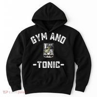 Gym And Tonic Funny Workout Weightlifting Pun Alcohol Drink Hoodie thumb 0