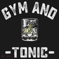 Gym And Tonic Funny Workout Weightlifting Pun Alcohol Drink Long Sleeve Shirt thumb 2
