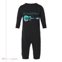 Guitar Artwork The Sound Of Silence Nature Guitar Mixed Infant Fleece One Piece thumb 0