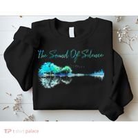 Guitar Artwork The Sound Of Silence Nature Guitar Mixed Sweatshirt thumb 2