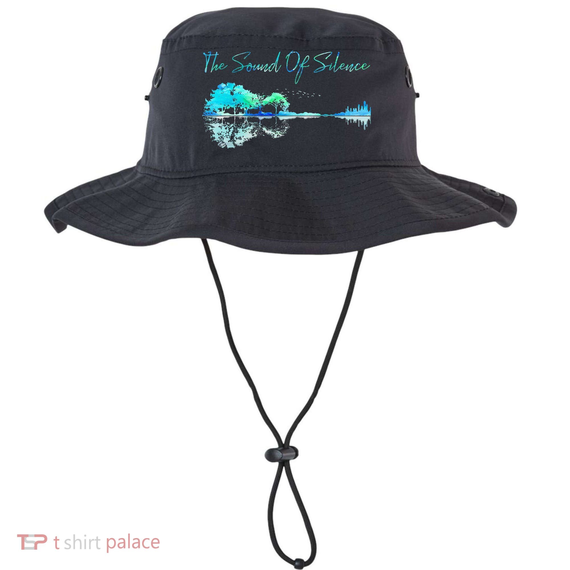 Guitar Artwork The Sound Of Silence Nature Guitar Mixed Bucket Hat