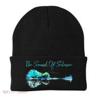 Guitar Artwork The Sound Of Silence Nature Guitar Mixed Beanie thumb 0