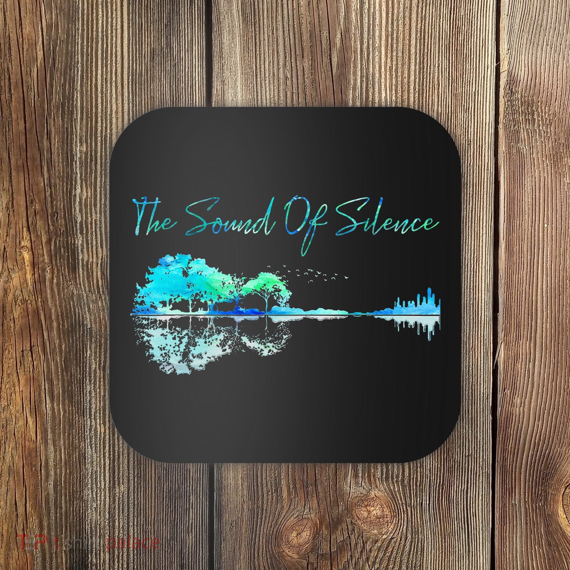 Guitar Artwork The Sound Of Silence Nature Guitar Mixed Coaster