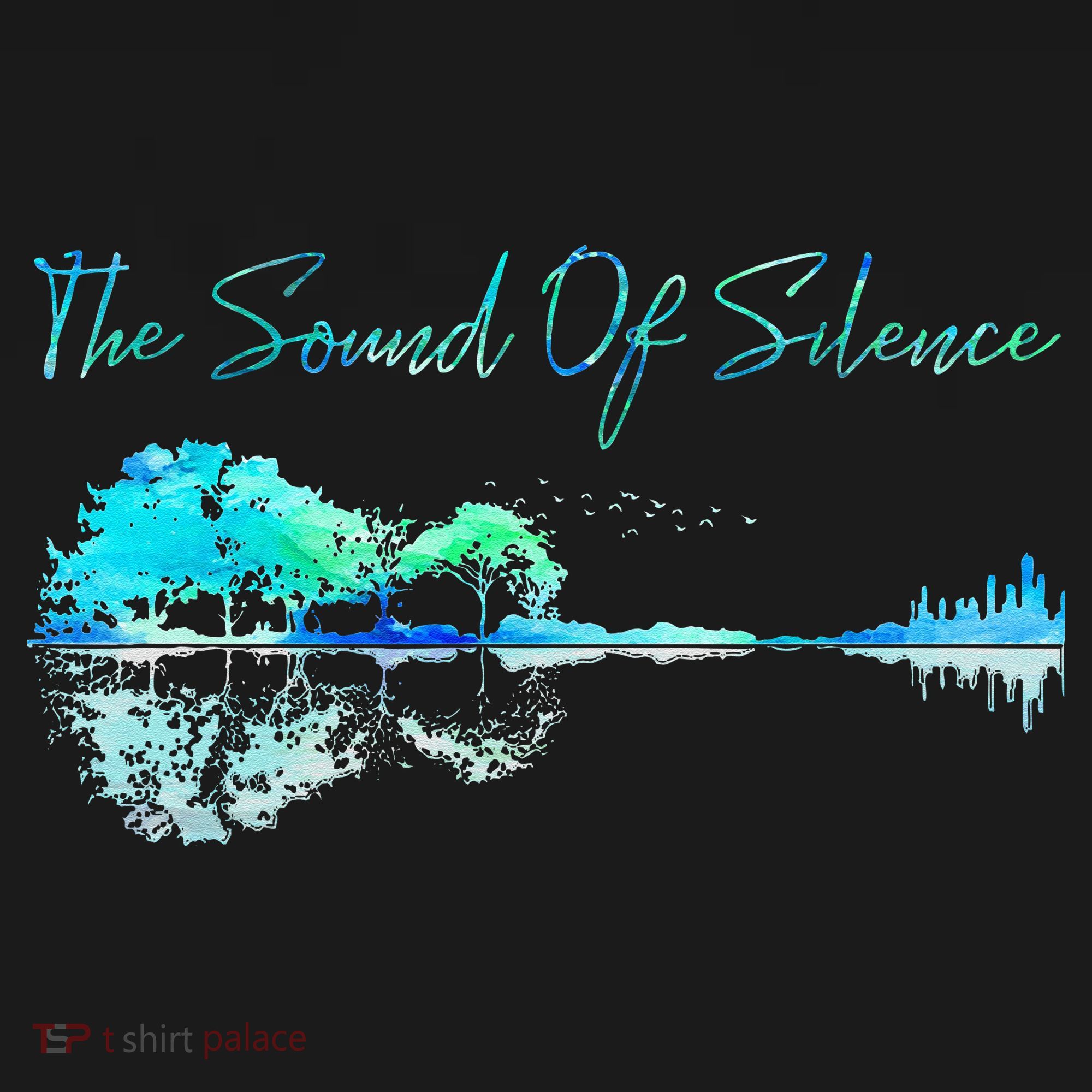 Guitar Artwork The Sound Of Silence Nature Guitar Mixed Women's Tank Top