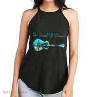 Guitar Artwork The Sound Of Silence Nature Guitar Mixed Women's Perfect Tri Rocker Tank thumb 2