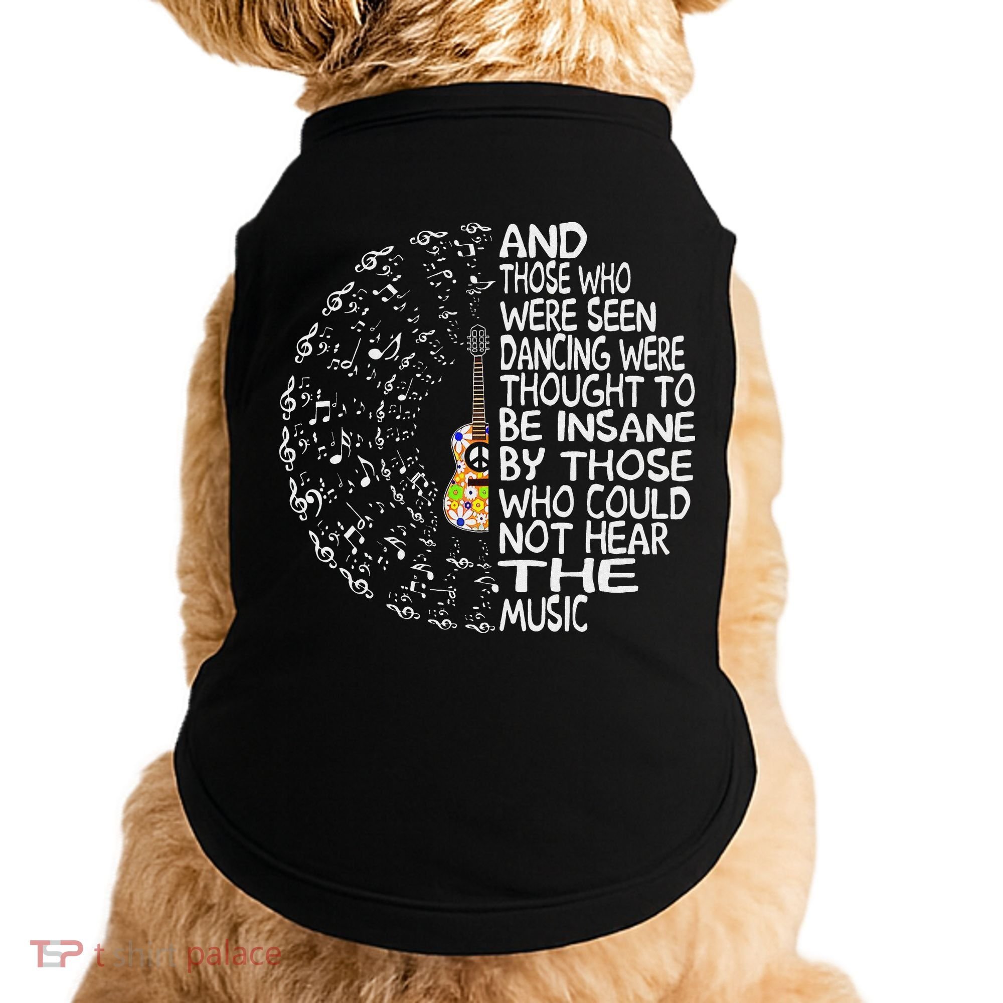 Guitar And Those Who Were Seen Dancing Peace Doggie Tank