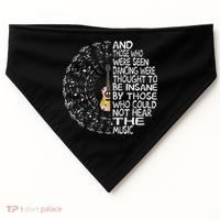 Guitar And Those Who Were Seen Dancing Peace USA-Made Doggie Bandana thumb 0
