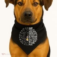 Guitar And Those Who Were Seen Dancing Peace USA-Made Doggie Bandana thumb 1