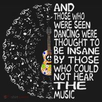 Guitar And Those Who Were Seen Dancing Peace USA-Made Doggie Bandana thumb 2