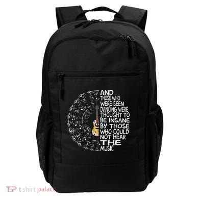 Guitar And Those Who Were Seen Dancing Peace Backpack