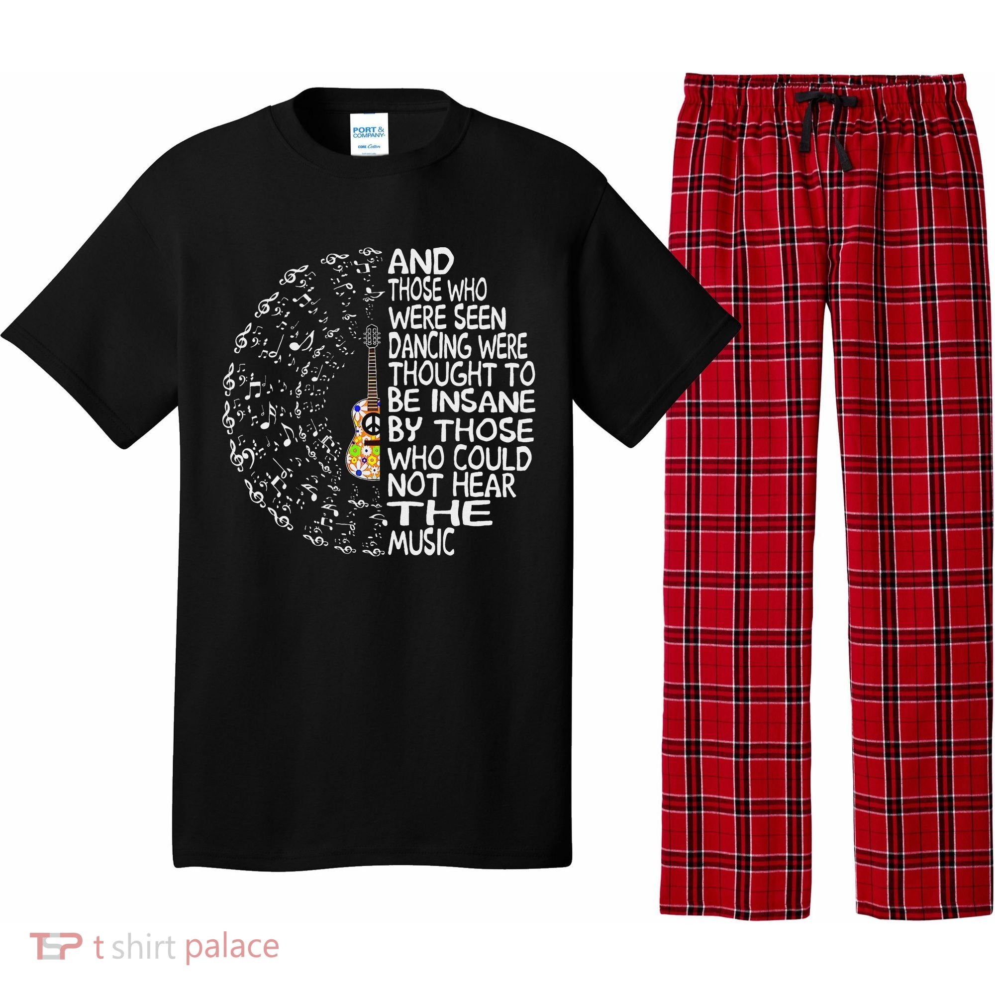 Guitar And Those Who Were Seen Dancing Peace Pajama Set