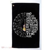 Guitar And Those Who Were Seen Dancing Peace Golf Towel thumb 0