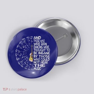 Guitar And Those Who Were Seen Dancing Peace Button
