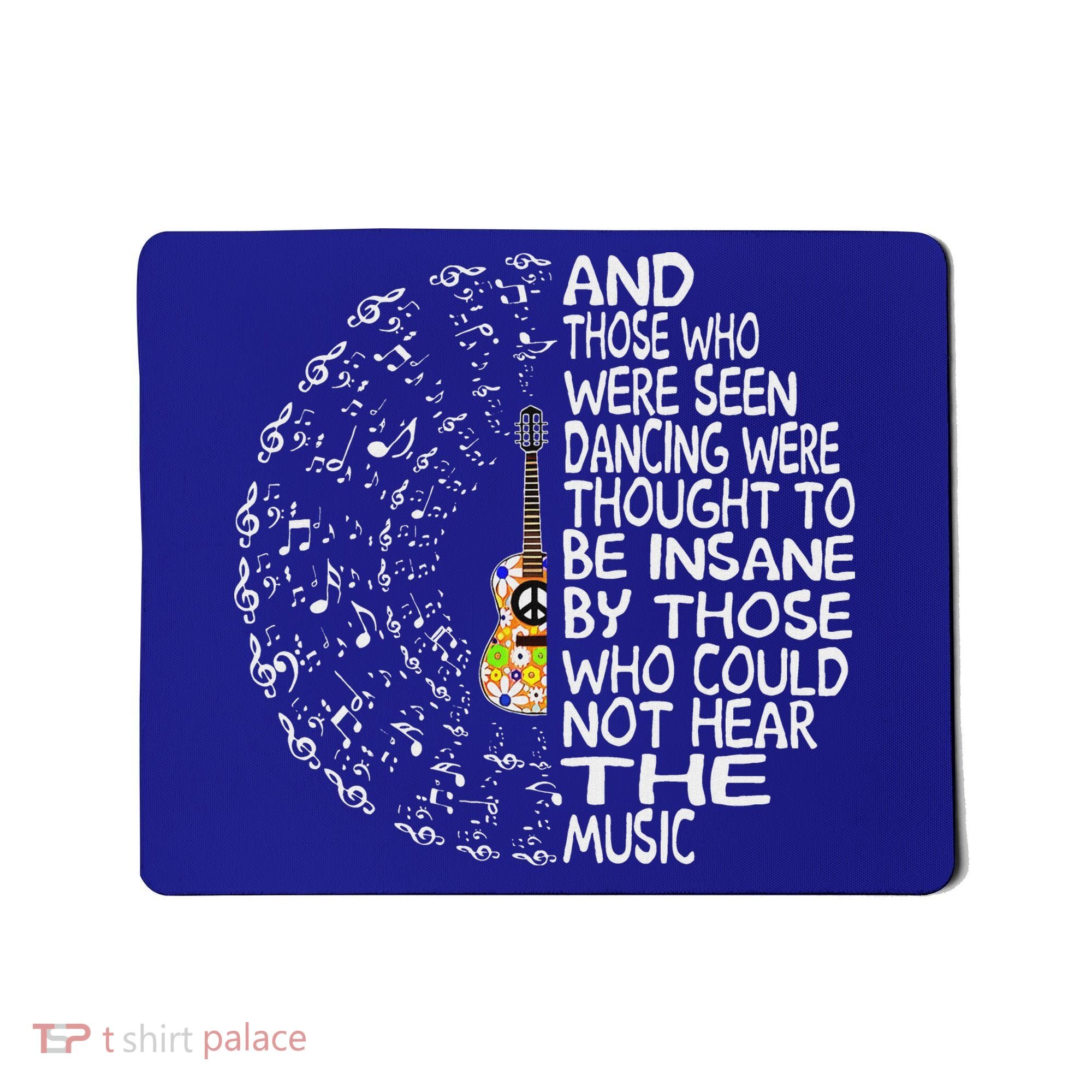 Guitar And Those Who Were Seen Dancing Peace Mousepad