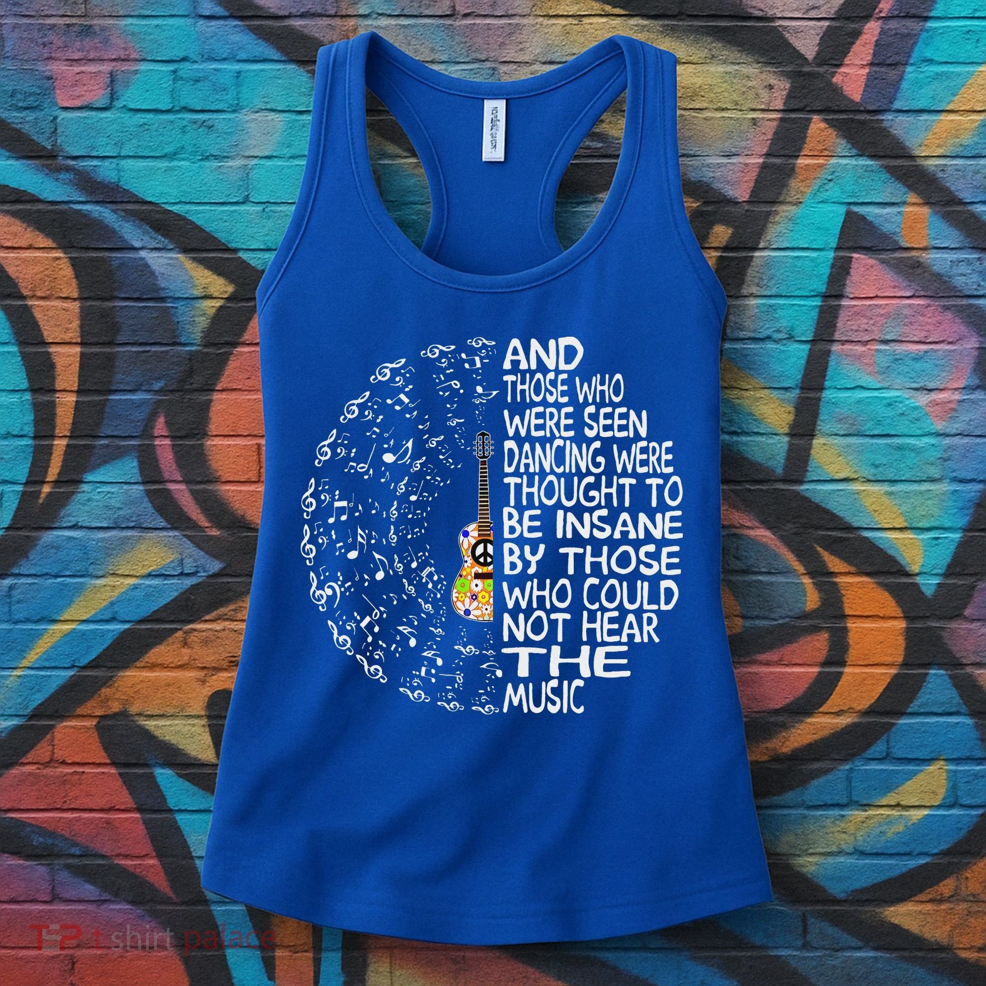 Guitar And Those Who Were Seen Dancing Peace Women's Tank Top