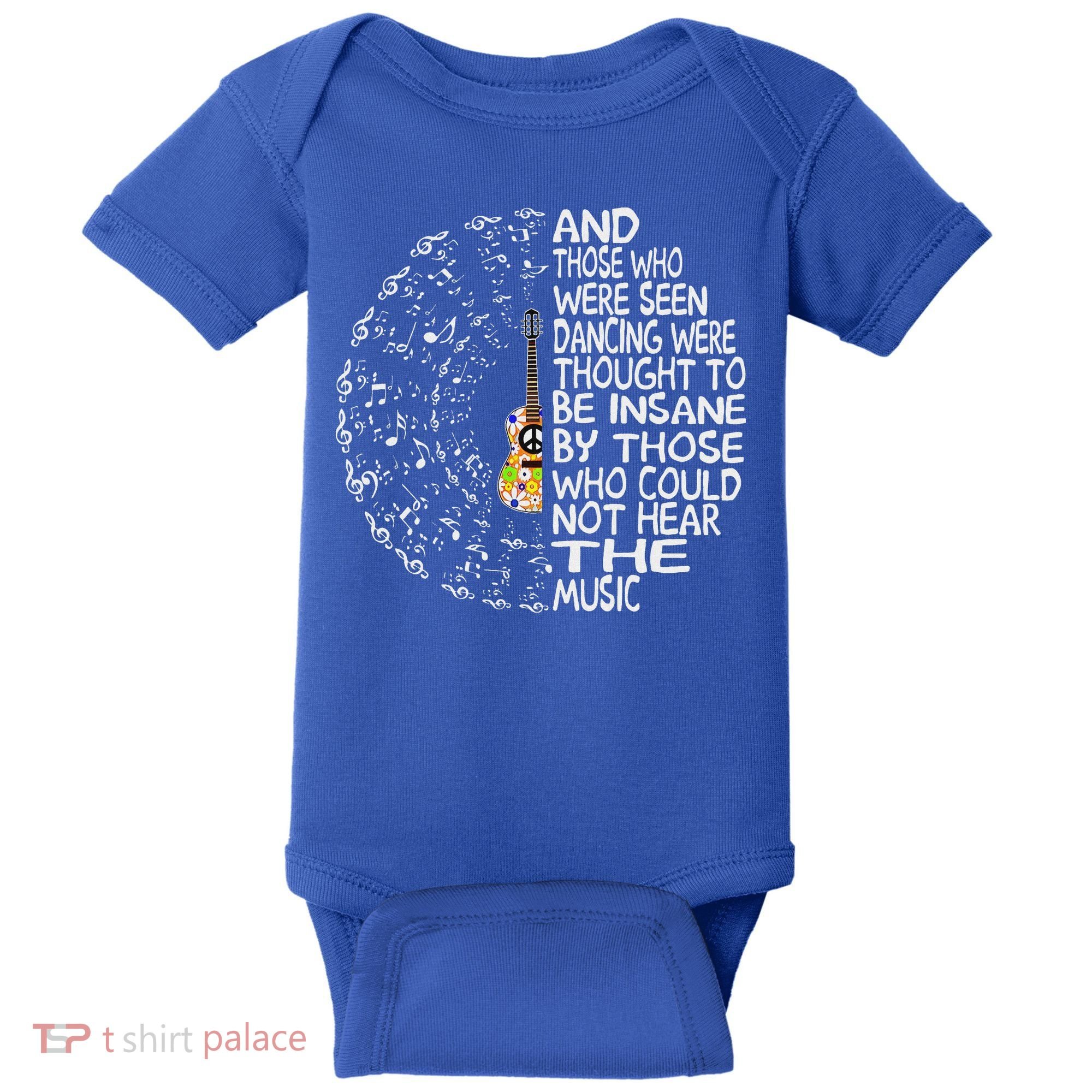Guitar And Those Who Were Seen Dancing Peace Baby Bodysuit