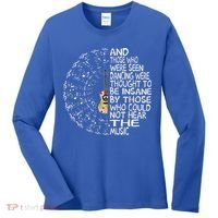 Guitar And Those Who Were Seen Dancing Peace Women's Long Sleeve Shirt thumb 0