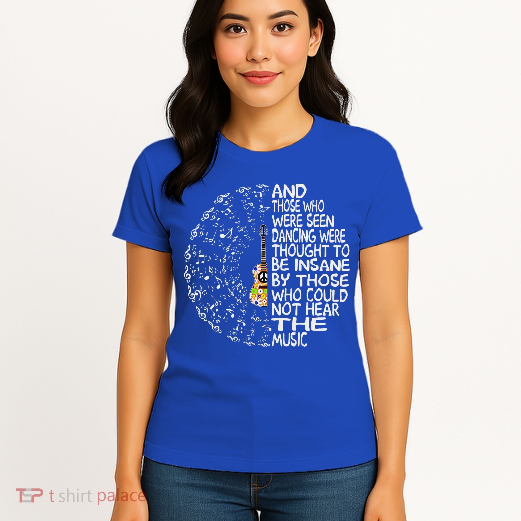 Guitar And Those Who Were Seen Dancing Peace Women's T-Shirt