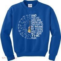 Guitar And Those Who Were Seen Dancing Peace Kids Sweatshirt thumb 0