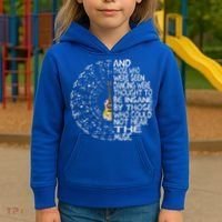 Guitar And Those Who Were Seen Dancing Peace Kids Hoodie thumb 3