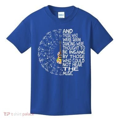 Guitar And Those Who Were Seen Dancing Peace Kids T-Shirt