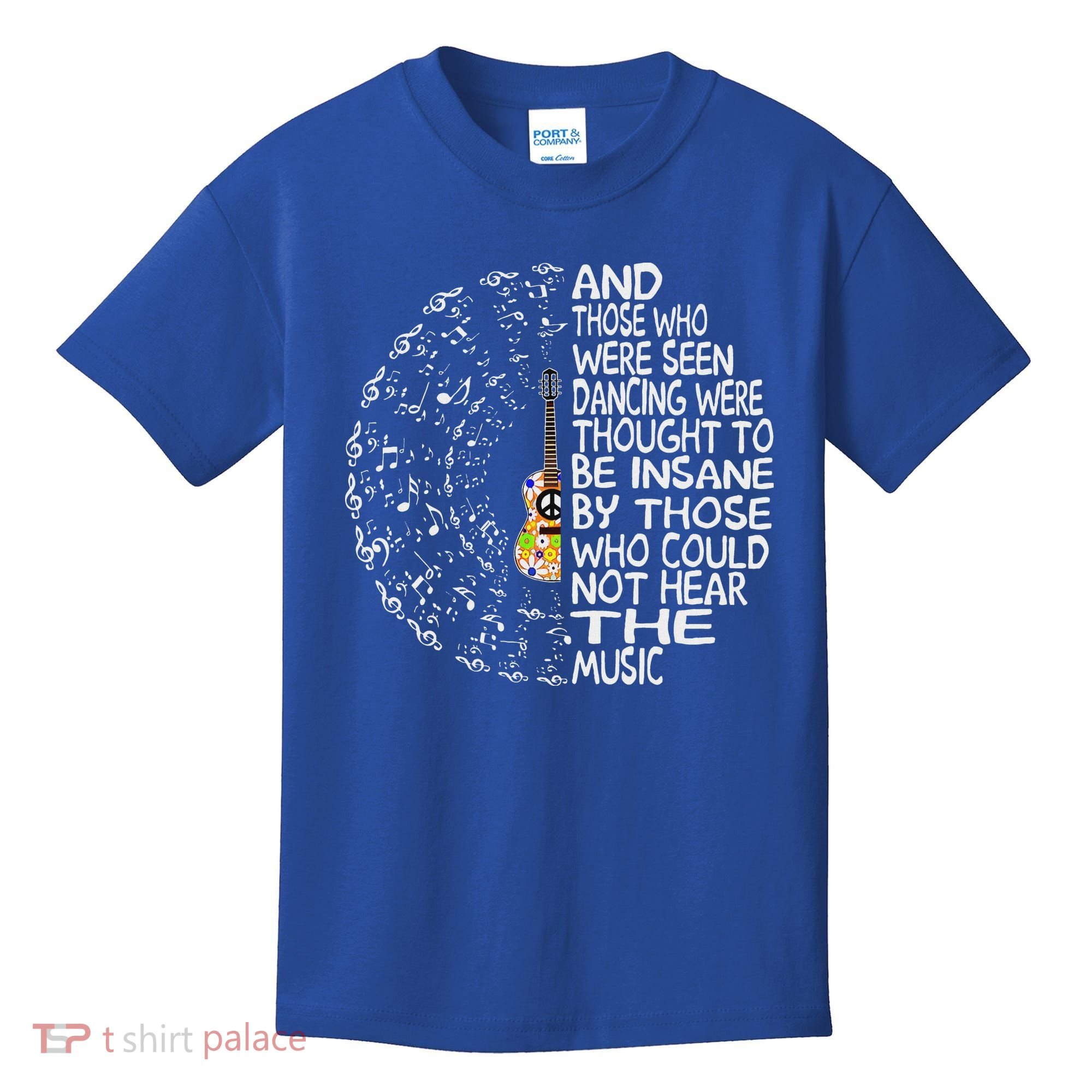 Guitar And Those Who Were Seen Dancing Peace Kids T-Shirt