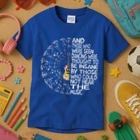 Guitar And Those Who Were Seen Dancing Peace Kids T-Shirt thumb 3