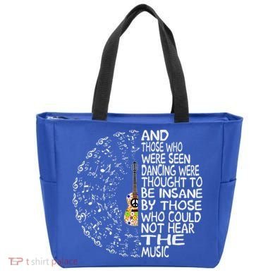 Guitar And Those Who Were Seen Dancing Peace Tote Bag