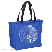Guitar And Those Who Were Seen Dancing Peace Tote Bag thumb 2