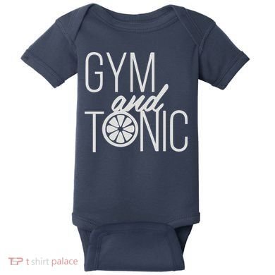 Gym And Tonic Baby Bodysuit