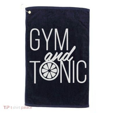 Gym And Tonic Golf Towel