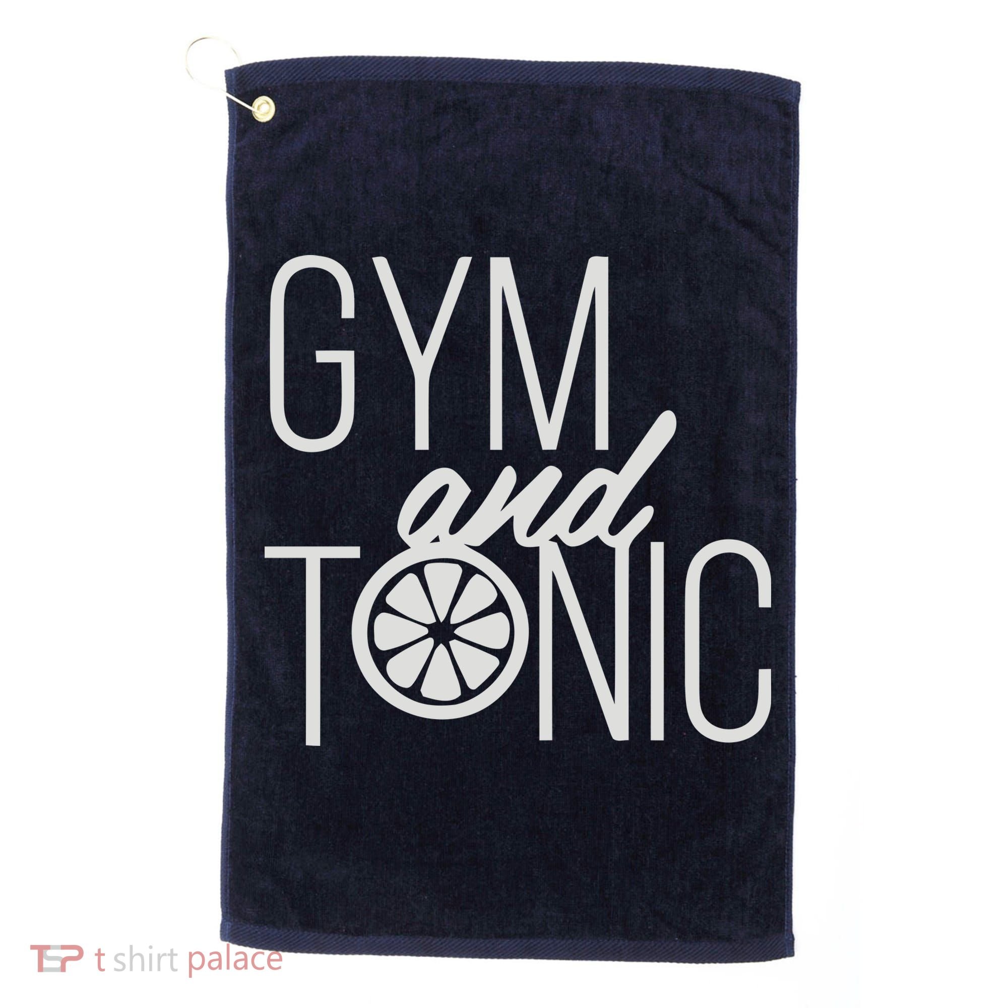 Gym And Tonic Golf Towel
