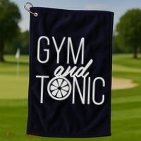 Gym And Tonic Golf Towel thumb 1